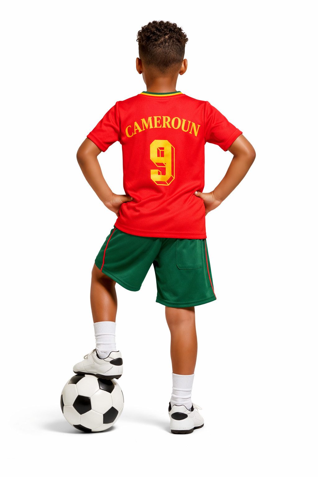 Fashion Boy Fußballtrikot Fussball Fan Set Kamerun CAMEROUN Trikot + Shorts, JS298e (Set)