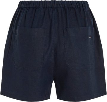 Tommy Hilfiger Shorts PULL ON CASUAL LINEN SHORT mit Logostickerei