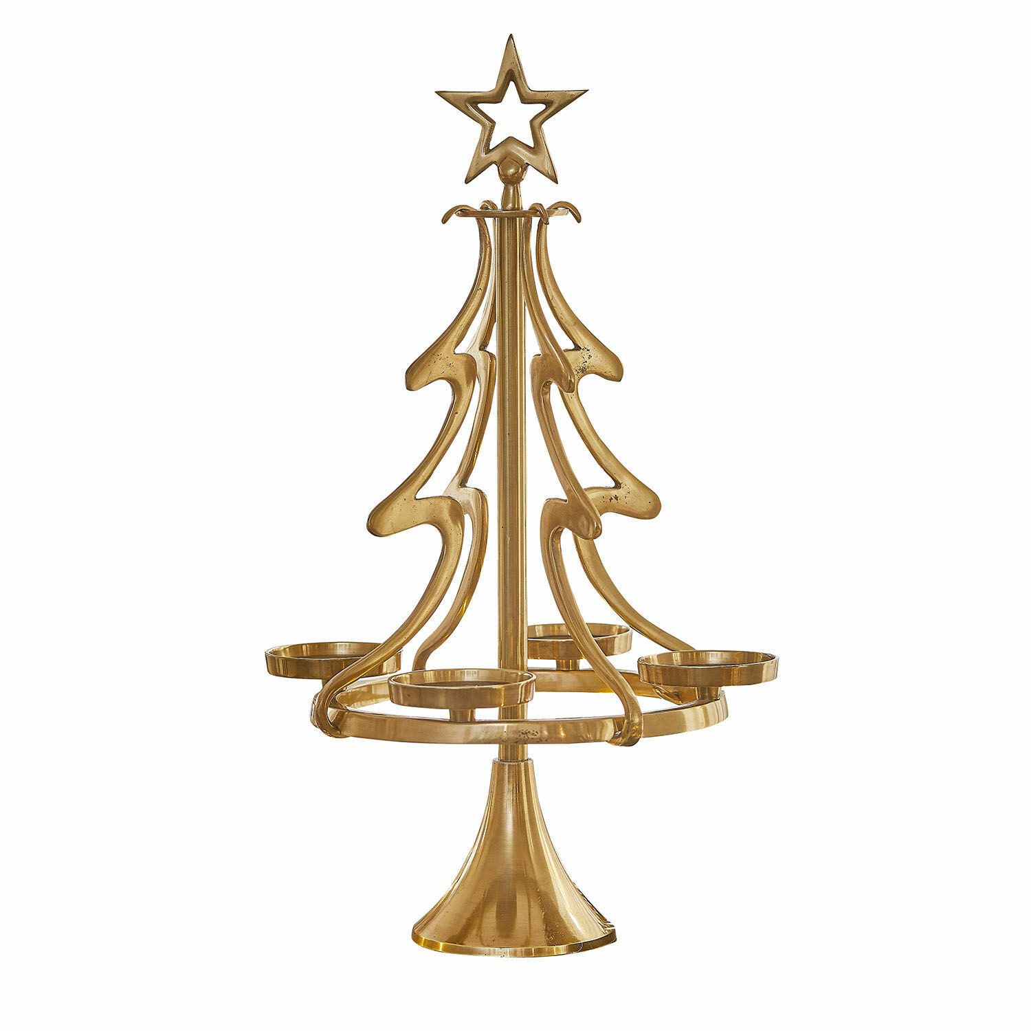 Mirabeau Adventskranz Adventskranzständer Gaetana gold