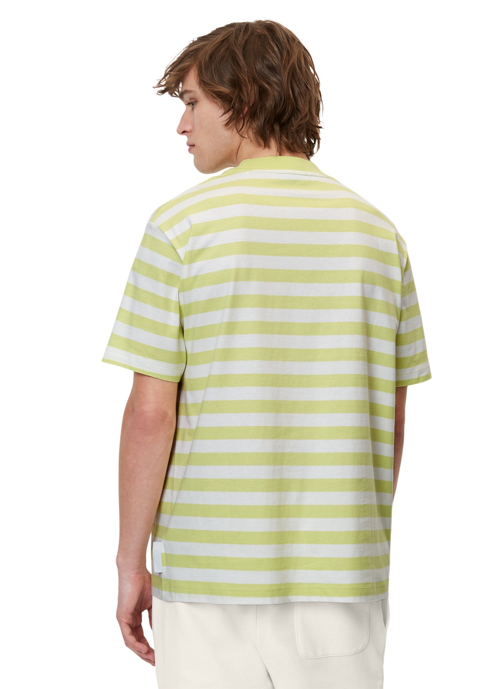 Marc O'Polo DENIM T-Shirt Bio-Baumwolle aus reiner grün