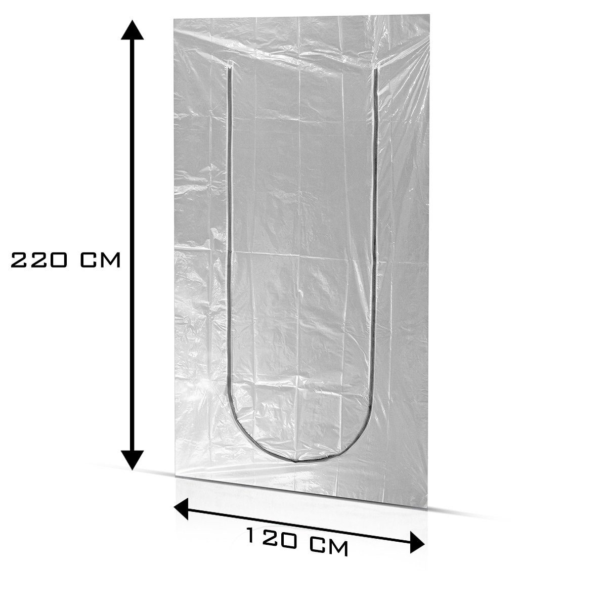 STAHLWERK Staubschutztür Staubschutztür Schmutzschleuse, (Packung, Türmontage, 1-St) Staubtür Zargenmontage, mm Stärke, 0,1