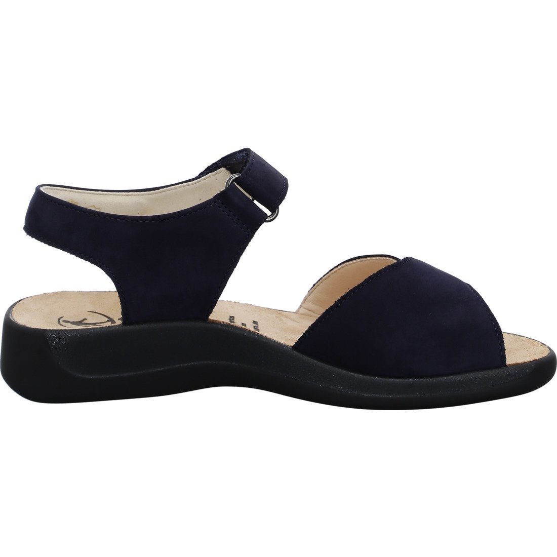 Ganter Schuhe, - Monica 048858 blau Nubuk Damen Sandalette Ganter Sandalette