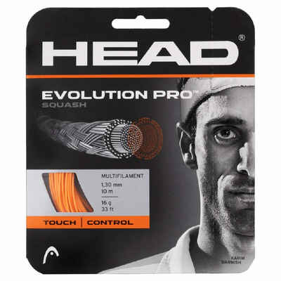 Head Squashsaite HEAD Saite EVOLUTION PRO, 10m Set, 1,21mm Orange