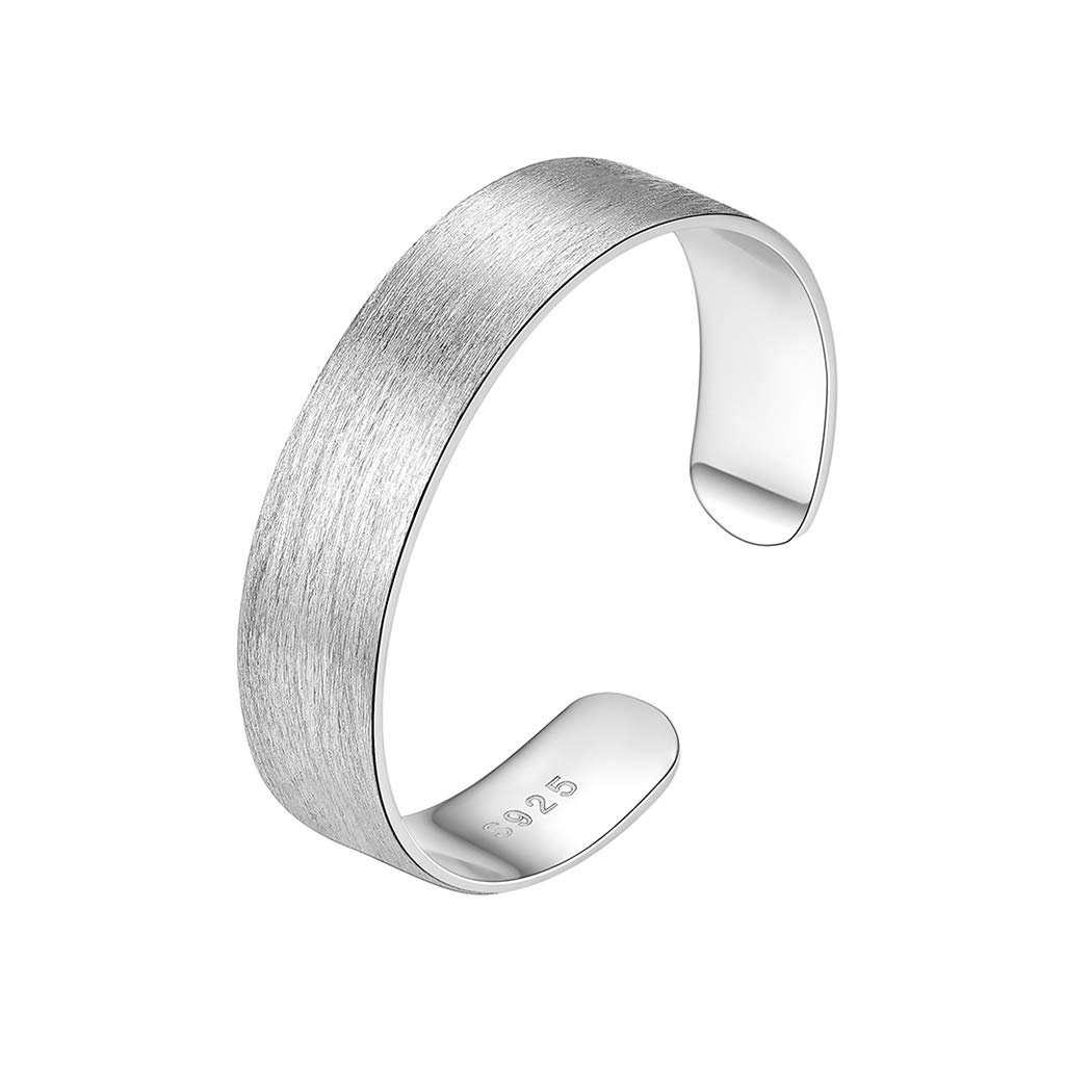 POCHUMIDUU Fingerring 925 Sterling Silber Unisex Stil Unisex verstellbarer Ring