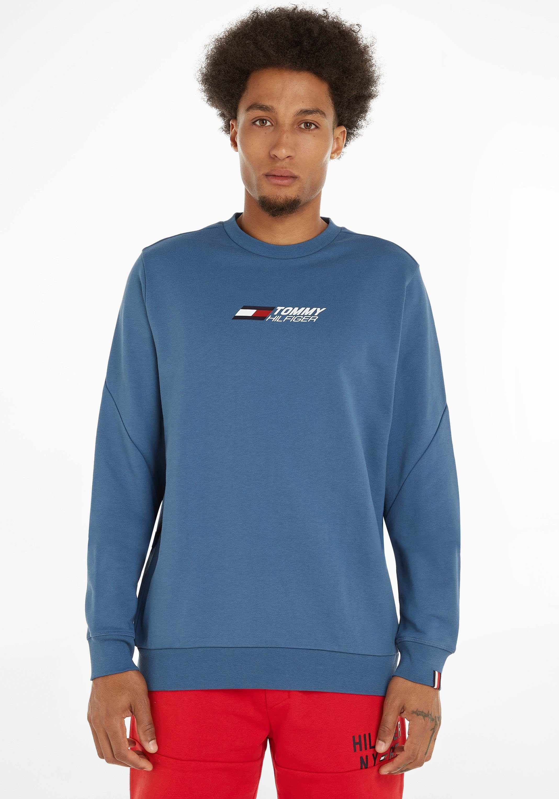 Tommy Hilfiger Sport Sweater ESSENTIALS CREW BlueCoast