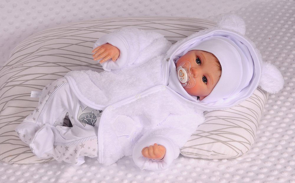 La Bortini Strampler, Jäckchen & Mütze Strampler Mütze Hemdchen Jacke Lätzchen 5Tlg Baby Set Größen 44 50 56 62 68 74