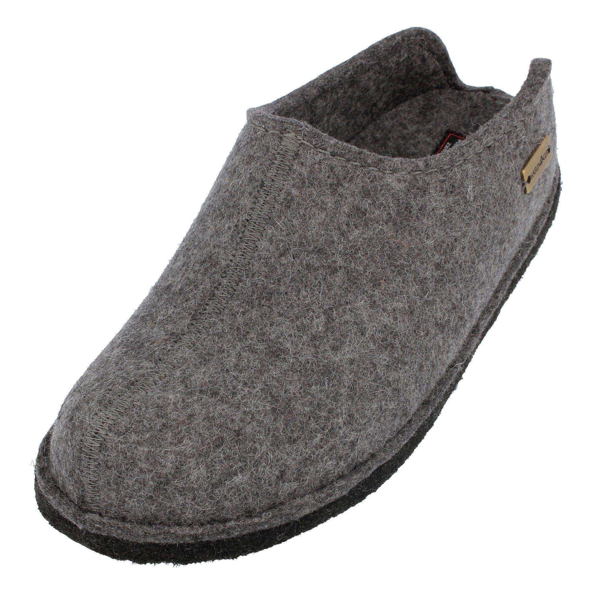 Haflinger Flair Smily Filzpantoffeln aus Wollfilz Hausschuh Unisex Hausschuh