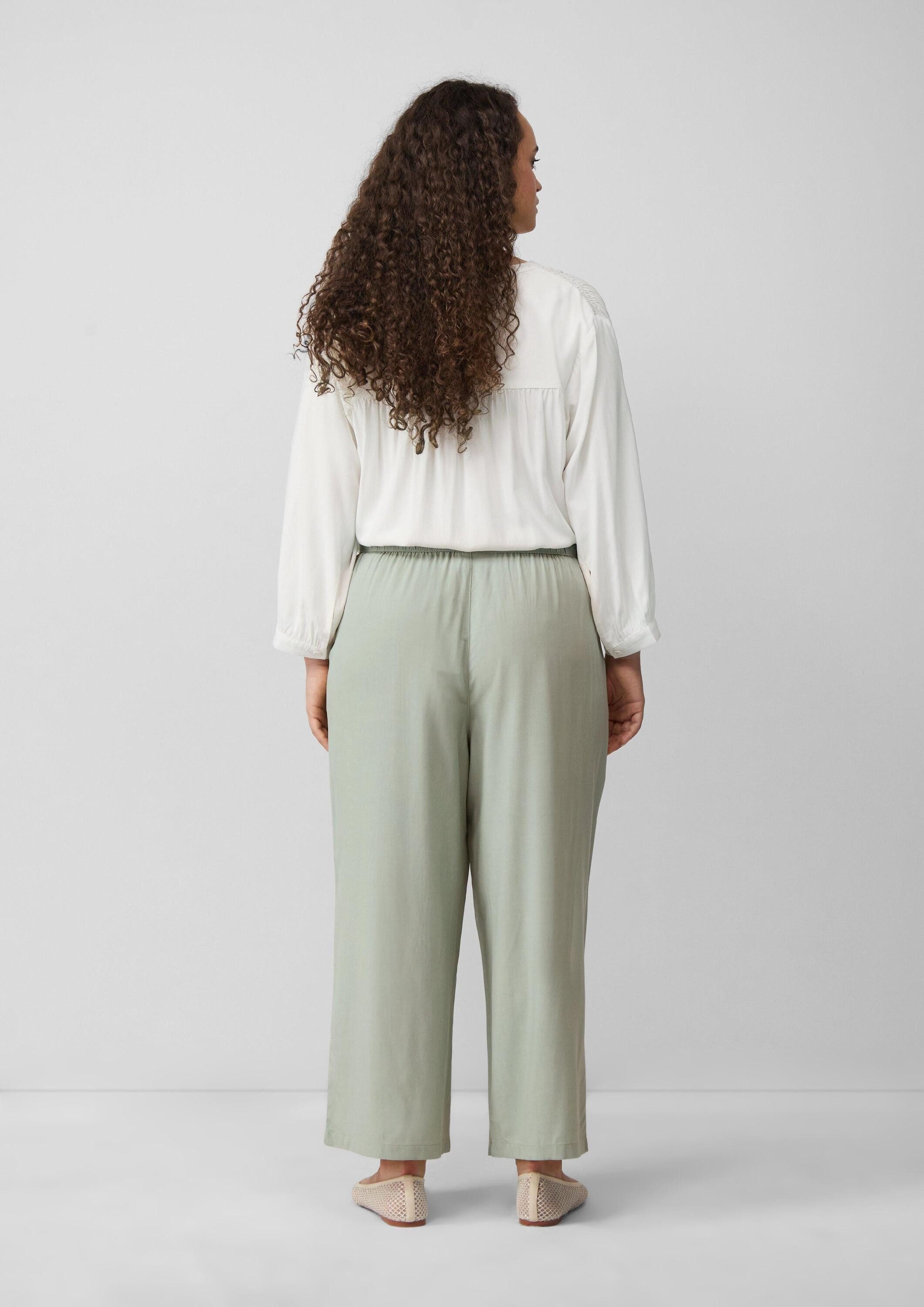 QS Culotte Hose Culotte aus Viskose