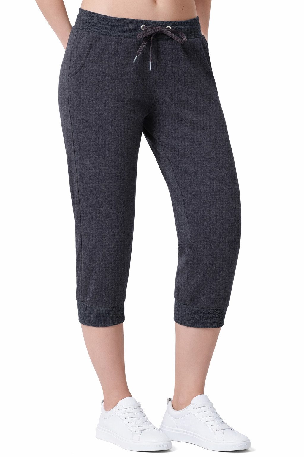 Smith & Solo 3/4-Hose Damen - Jogginghose, kurze Hose, Caprihose Elastikbun günstig online kaufen