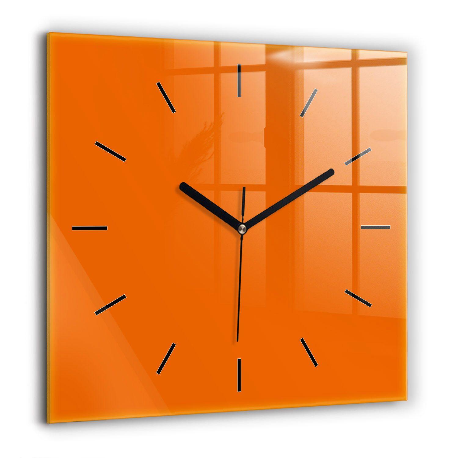 Tulup Wanduhr Modernistische Glaswanduhr 60x60cm Uhr günstig online kaufen