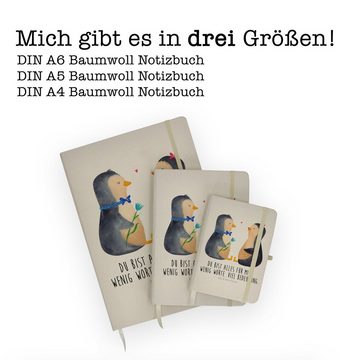 Mr. & Mrs. Panda Notizbuch Pinguin Pärchen - Transparent - Geschenk, Schreibheft, große Liebe, v