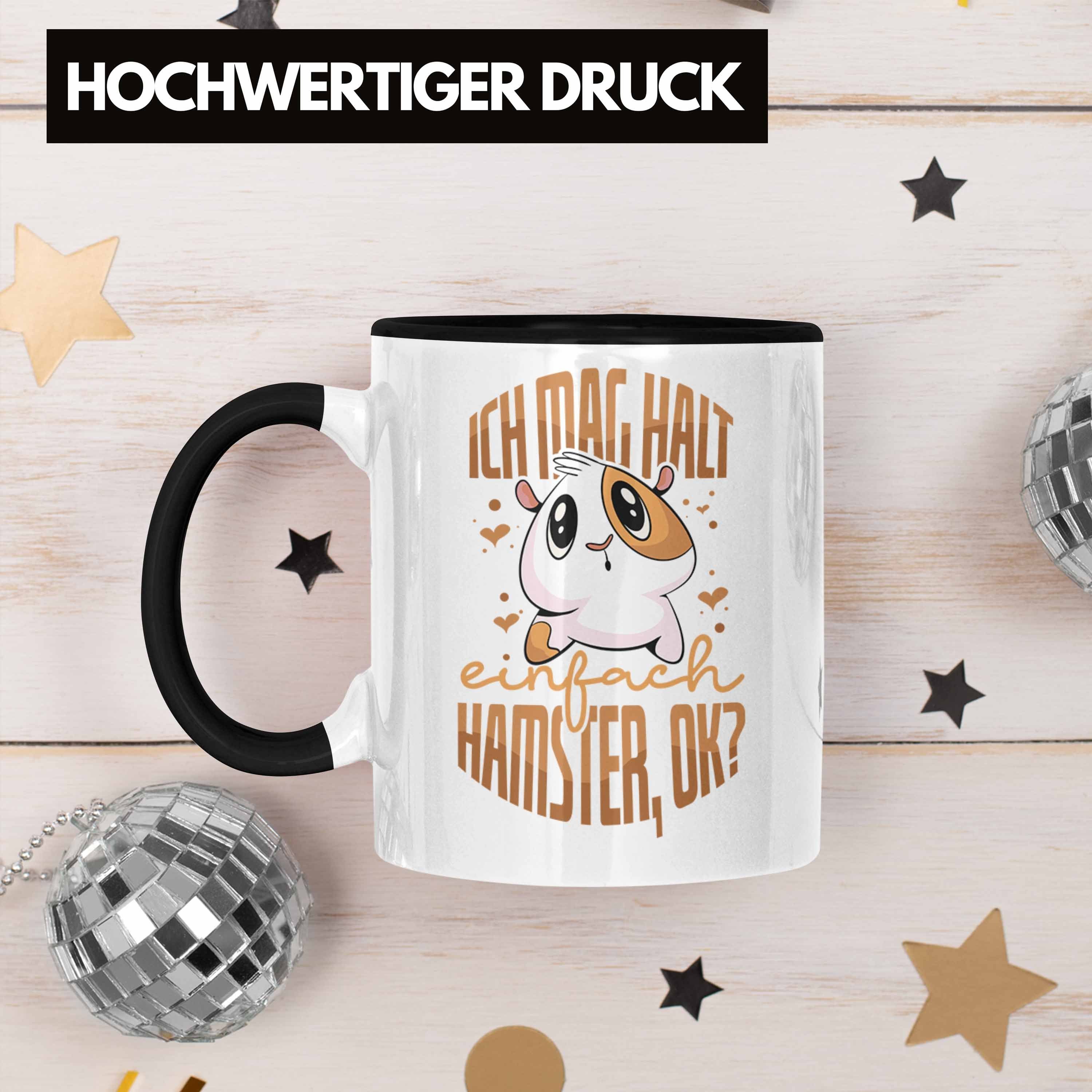 für Geschenkidee Besitzer Trendation Hamste Hamster Trendation Lustige Tasse Tasse Schwarz als