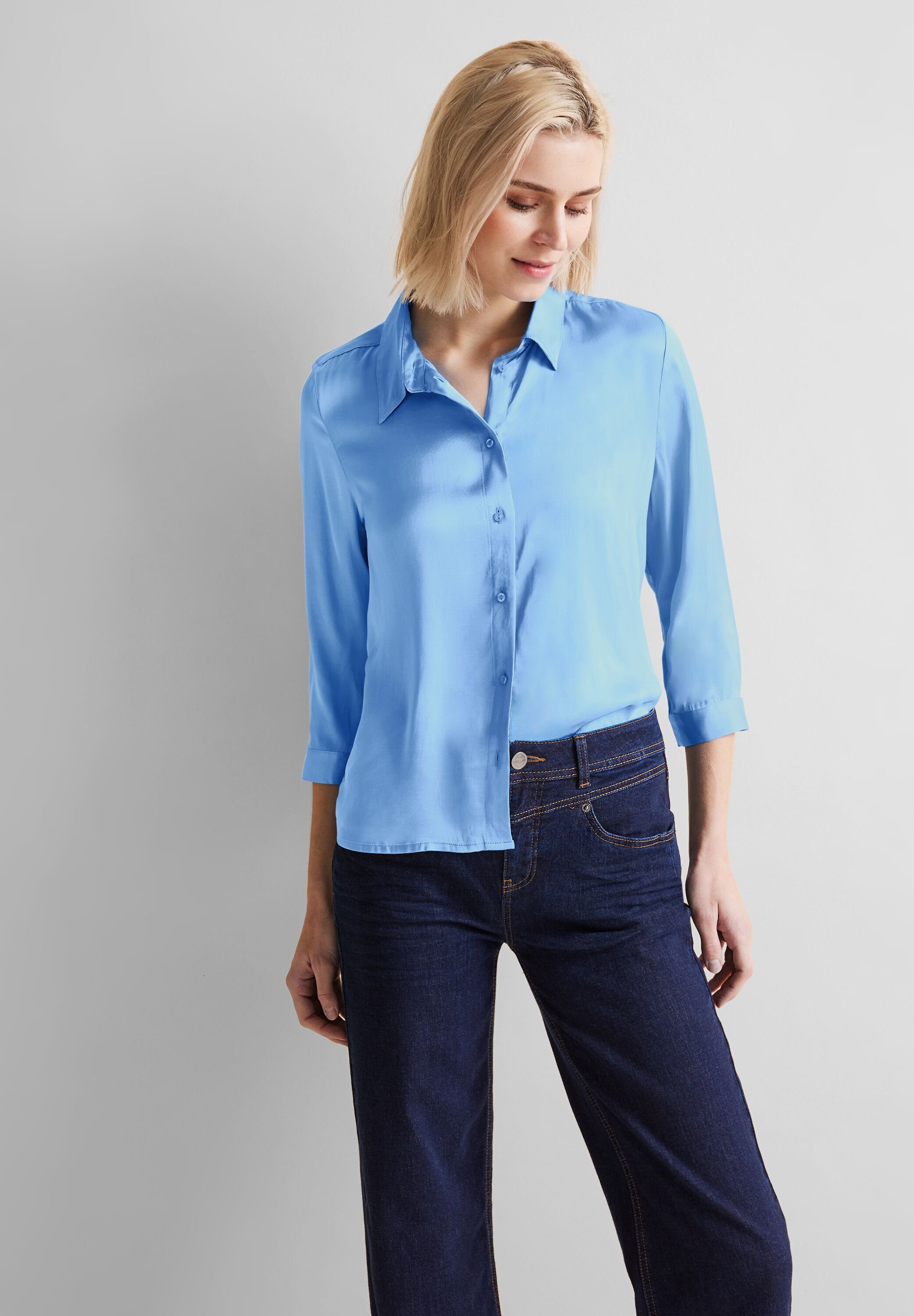 STREET ONE Hemdbluse, mit Knopfleiste günstig online kaufen
