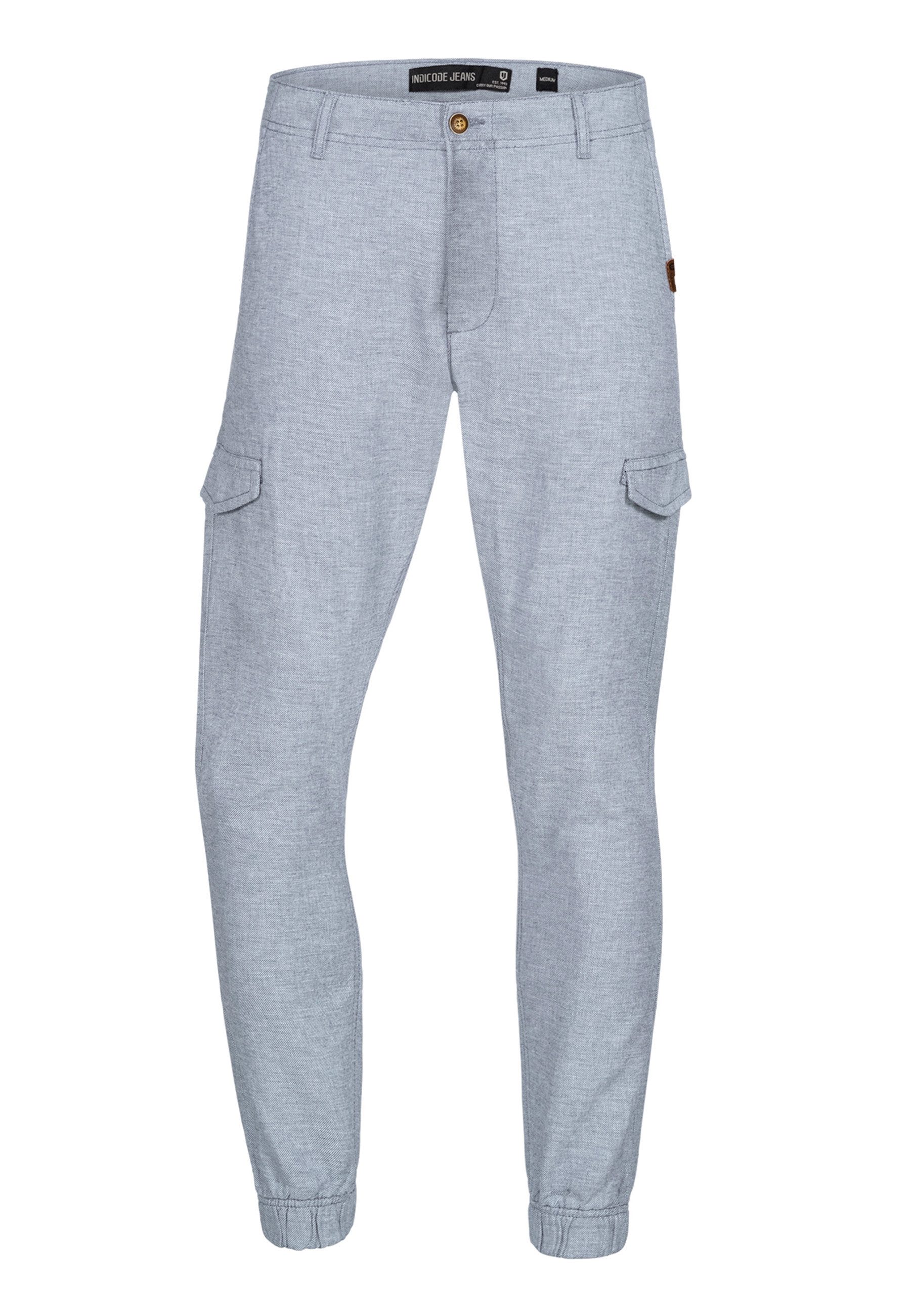Indicode Leinenhose Booth mit 6 Taschen, günstig online kaufen