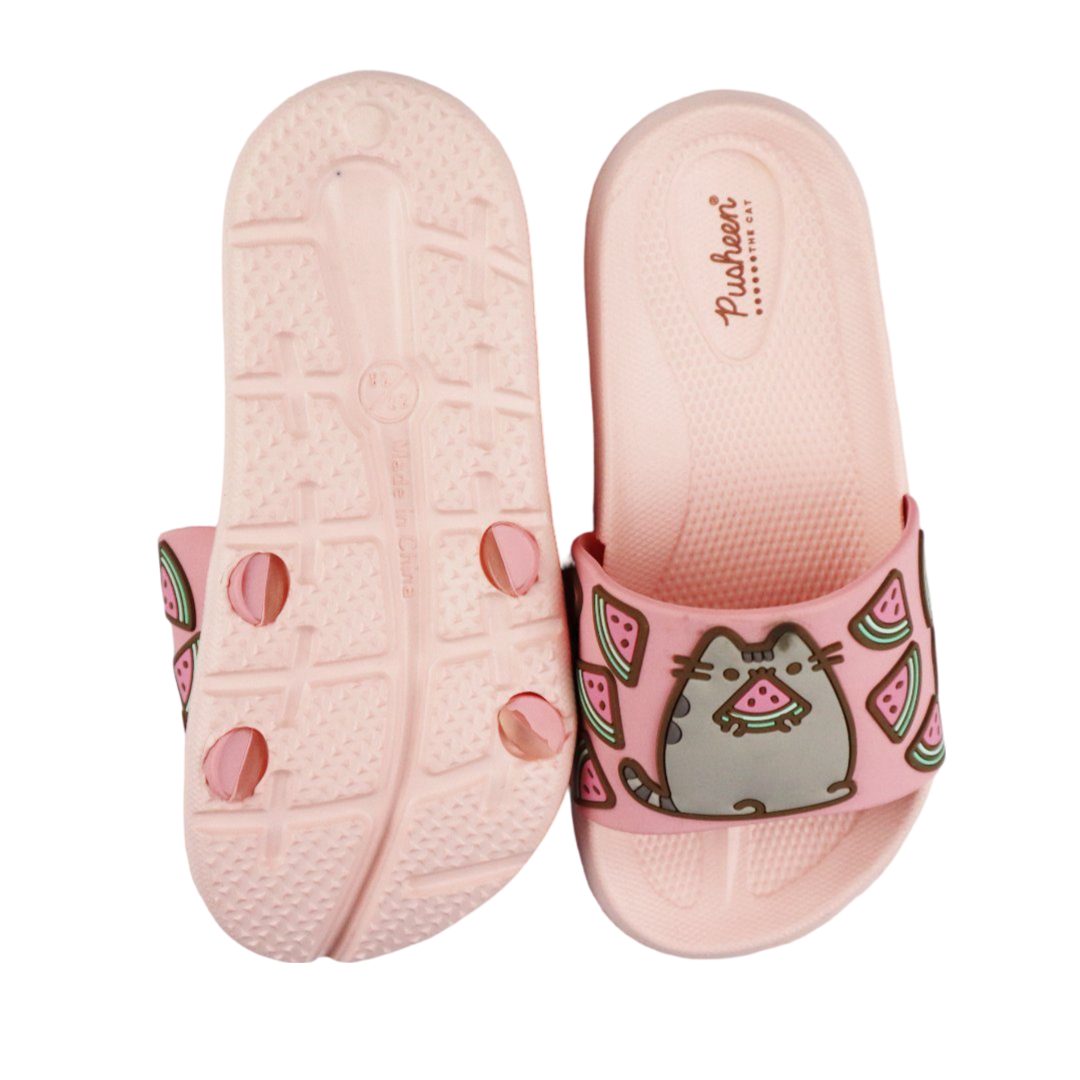 Pusheen Pusheen The Cat 3D Optik Kinder Mädchen Sandalen Sandale Gr. 26 bis 34
