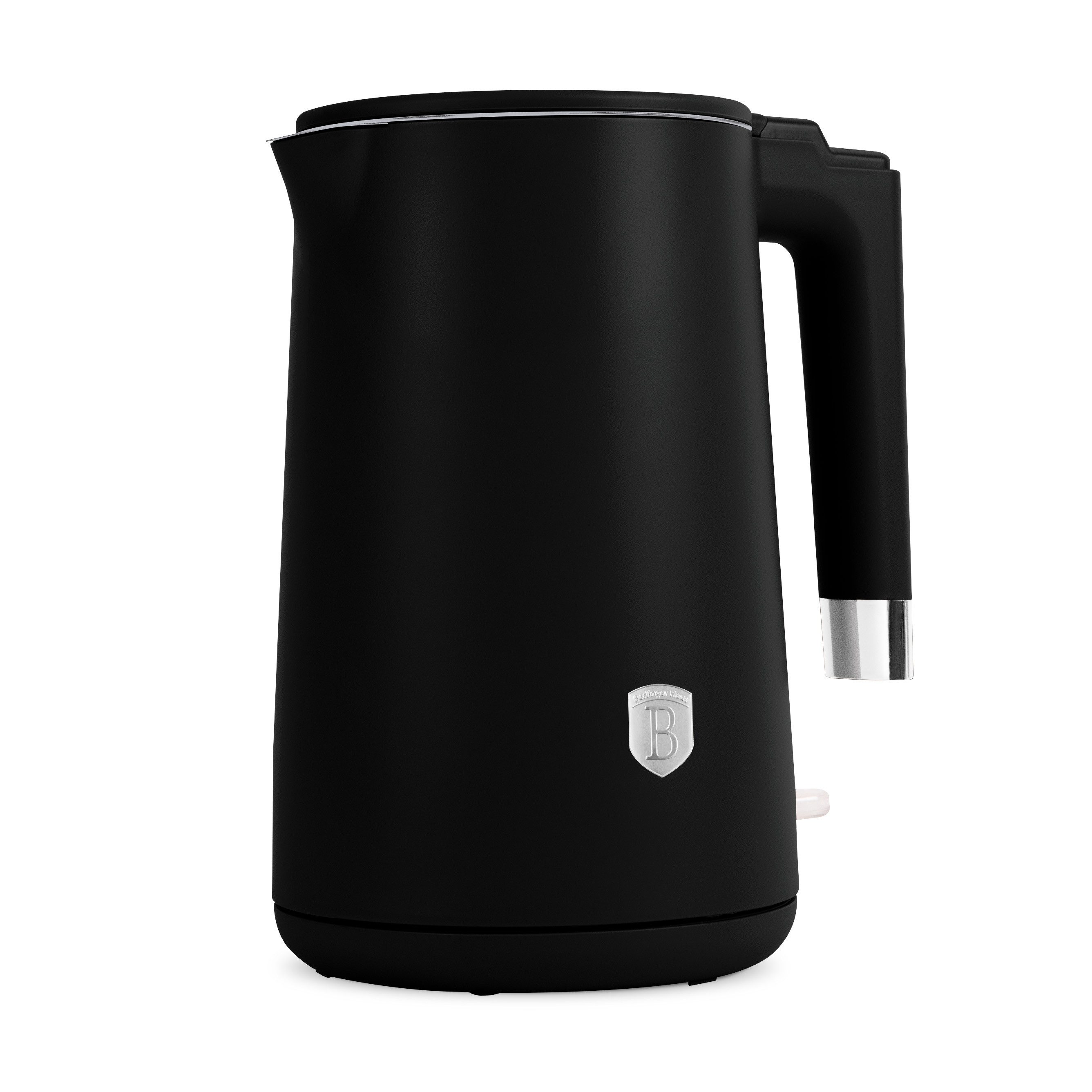 BerlingerHaus Wasserkocher Mattschwarz, 1,7 l, 1800 W, Schnellheizfunktion