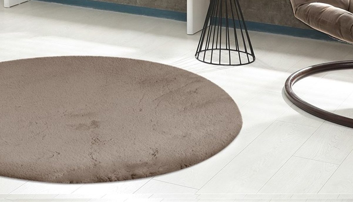 Padiro Teppich »Rabbit Light 525«, rund, 26 mm Höhe günstig online kaufen