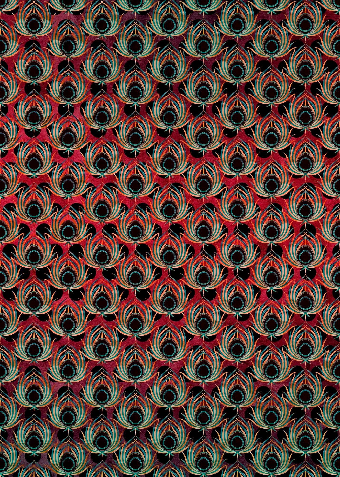 Komar Vliestapete Paon, 200x280 cm (Breite x Höhe). Reduzierter Preis € 77,94. Unverbindliche Preisempfehlung € 109,55, (€ 77,94 pro 1 Stk)