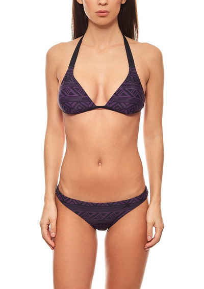Maui Wowie Bügel-Bikini »MAUI WOWIE Triangel Bustierbikini Bikini-Set mit Azteken-Muster C-D & B-C Violett«