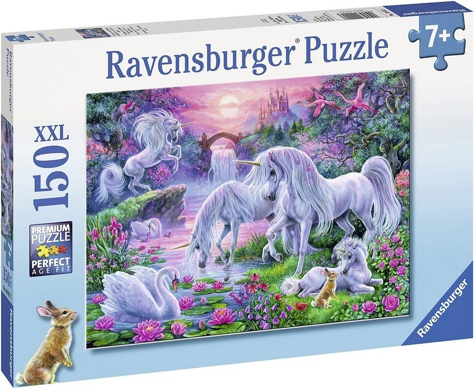 Ravensburger Puzzle Einhörner weltweit Made - 150 Abendrot, - Puzzleteile, FSC® Germany, schützt Wald in im