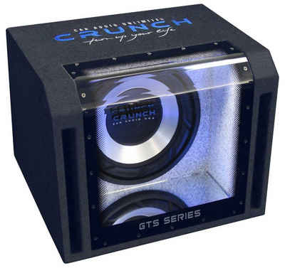 Crunch GTS350 25 cm (10) Single-Bandpass-System Auto-Subwoofer (350 W, blaue LED-Innenbeleuchtung)