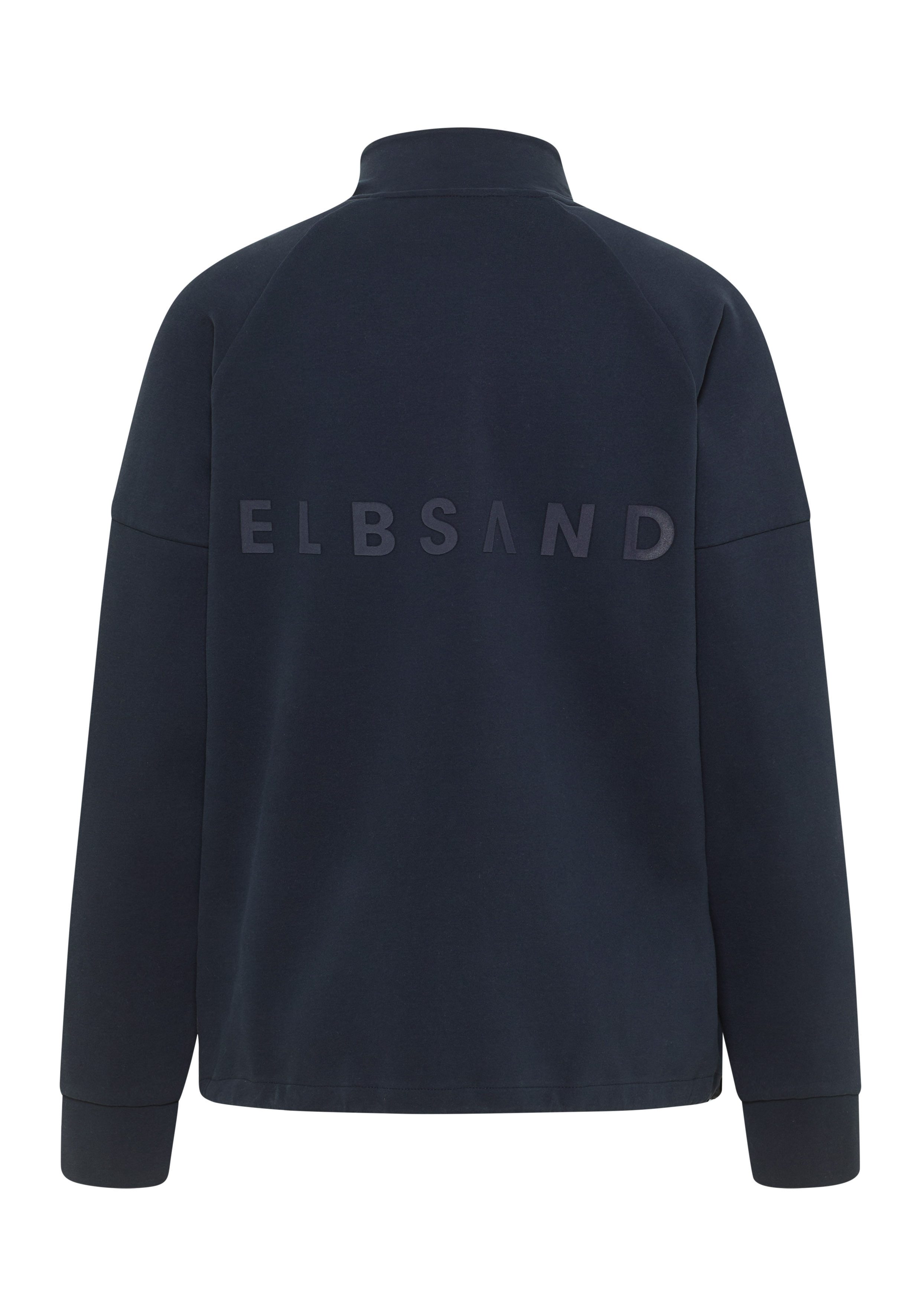 Elbsand Sweatjacke Iona Stehkragen, Leistentaschen, weit günstig online kaufen