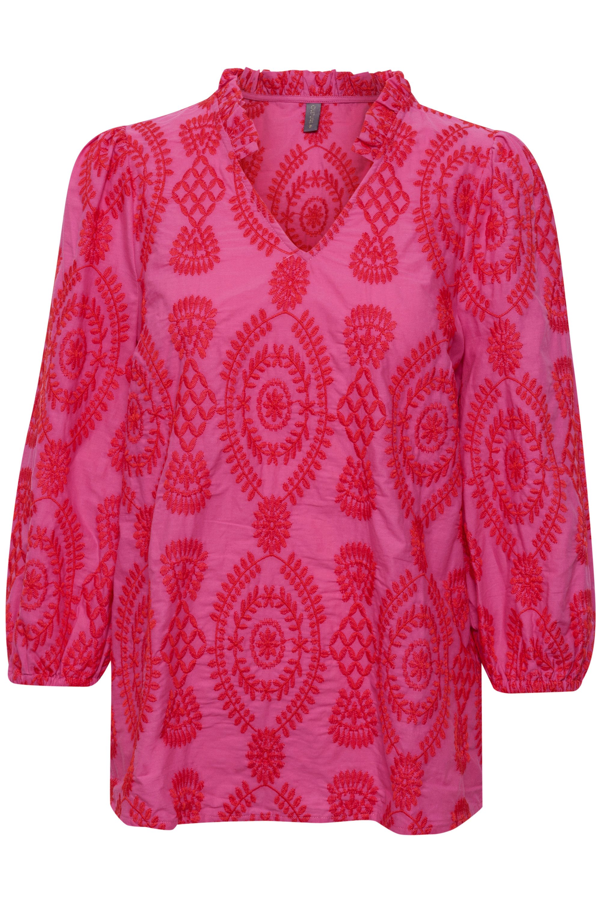 Kurzarmbluse Kurzarm-Bluse CUtia