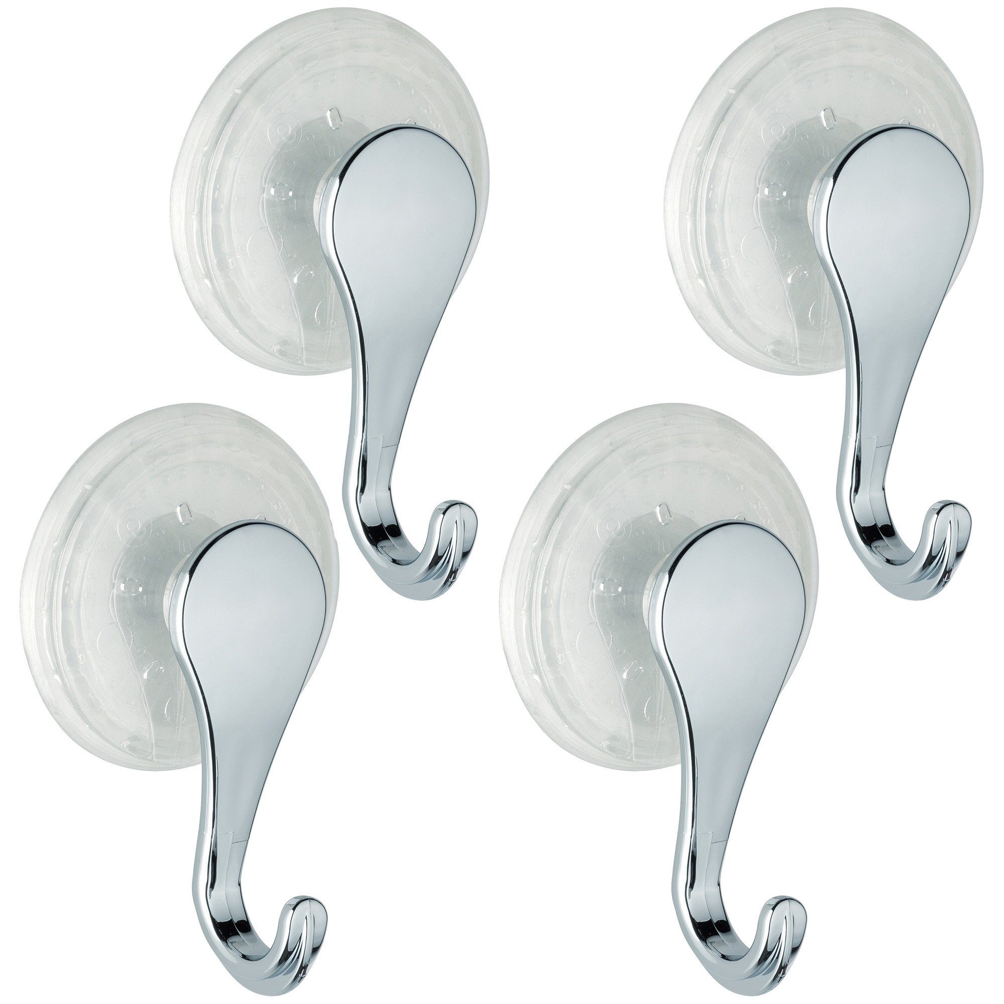 WENKO Badebürste Saughaken 4er-Pack, Uni