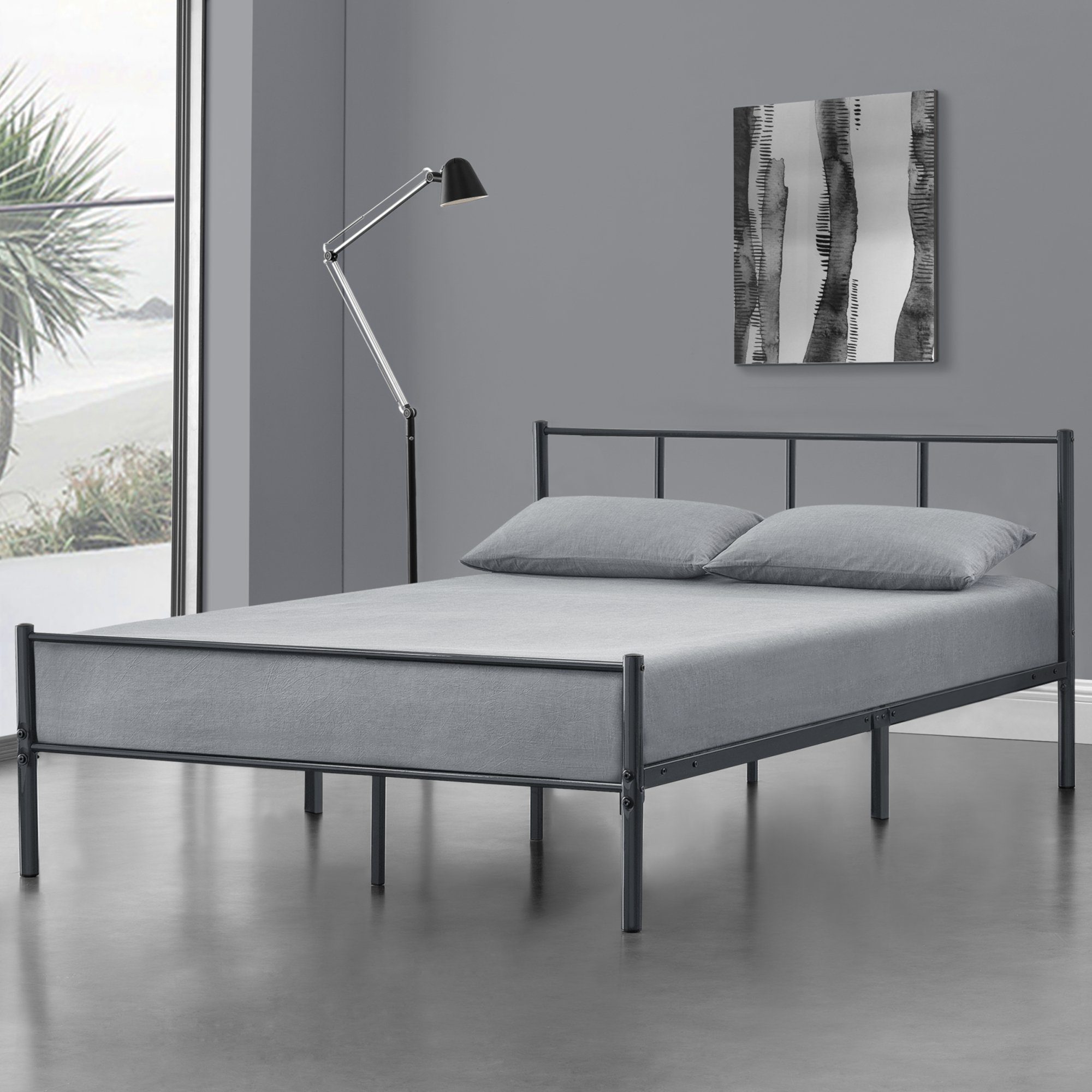en.casa Metallbett, »Laos« Bettgestell Stahlrahmen 120x200 günstig online kaufen