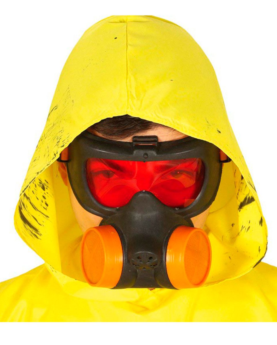 Horror-Shop Zombie-Kostüm Atemschutz Gasmaske für Seuchenschutz Kostüme