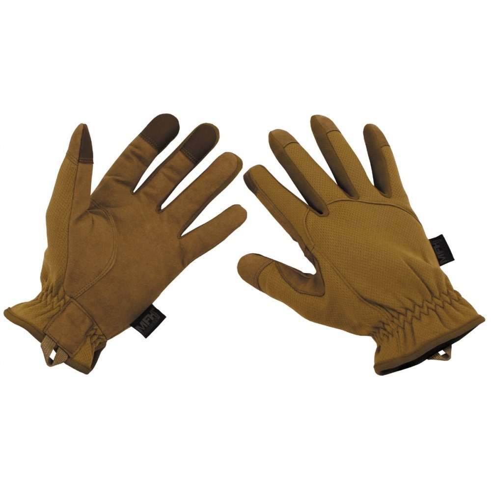 MFH Laufhandschuhe HighDefence Fingerhandschuhe, coyote tan, günstig online kaufen