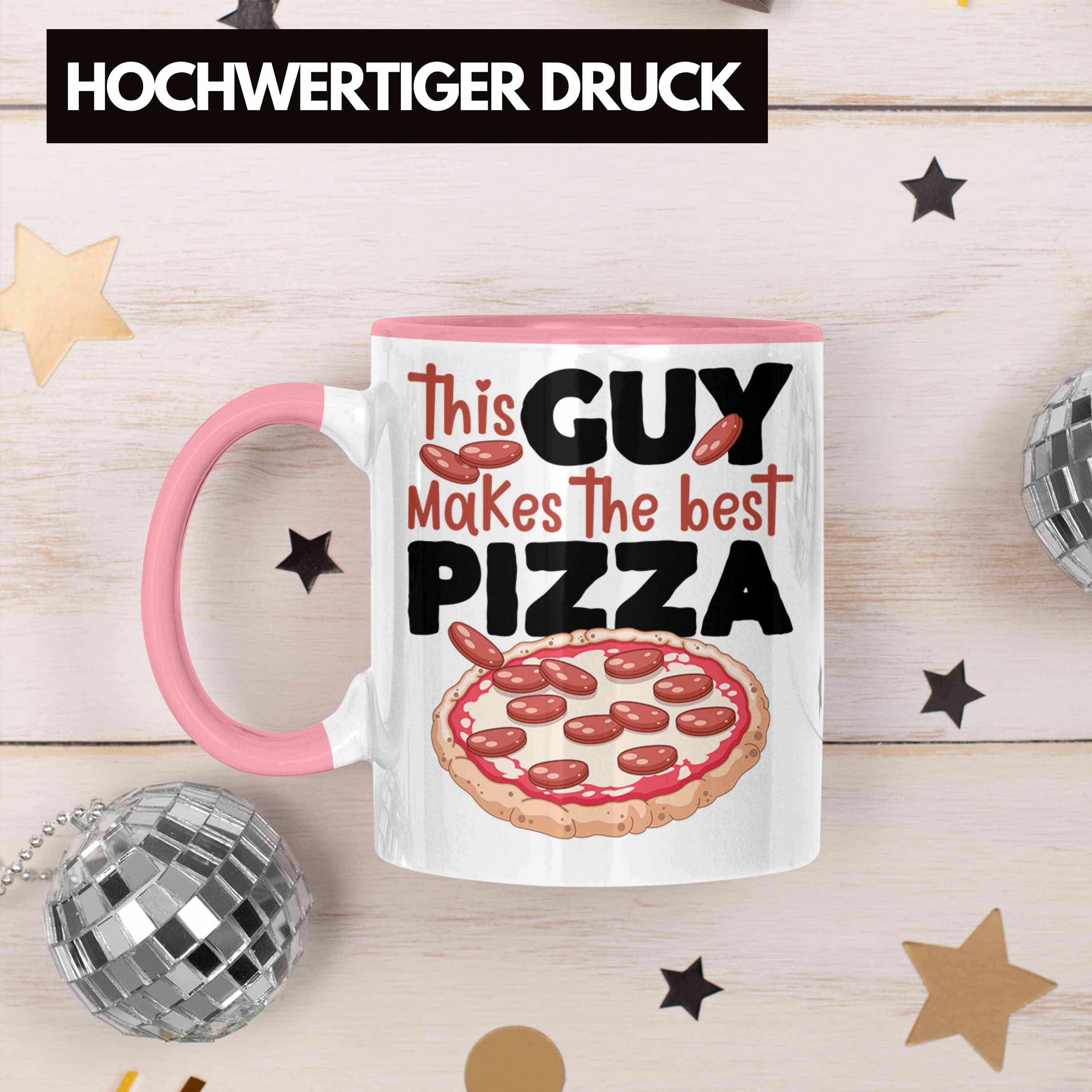 Rosa Spruch Pizzabäcker Trendation Geschenkidee Tasse Lustiger Pizza Beste Tasse Geschenk
