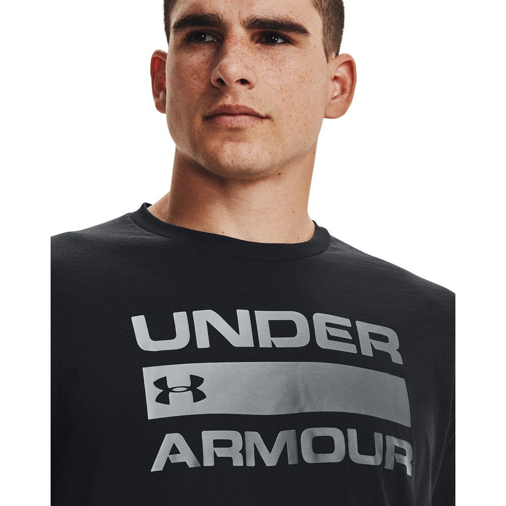 Under Armour® T-Shirt UA TEAM ISSUE WORDMARK SS leichtes Kurzarmdesign, mit Rundhalsausschnitt – Bild 4 von 5