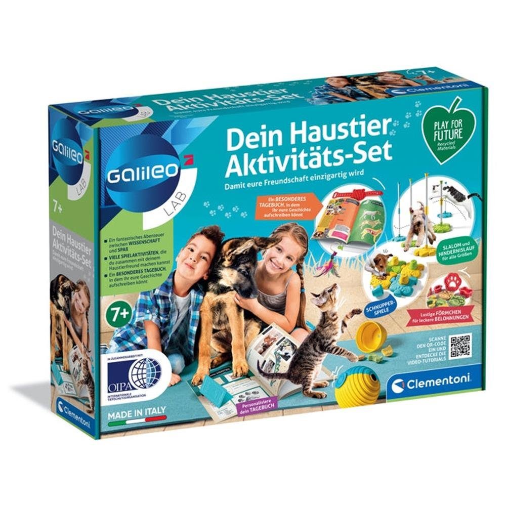 Clementoni® Spiel Galileo Dein Haustier Aktivitäts-Set, Kinderspiel, mit Förmchen Rezepte Spielideen