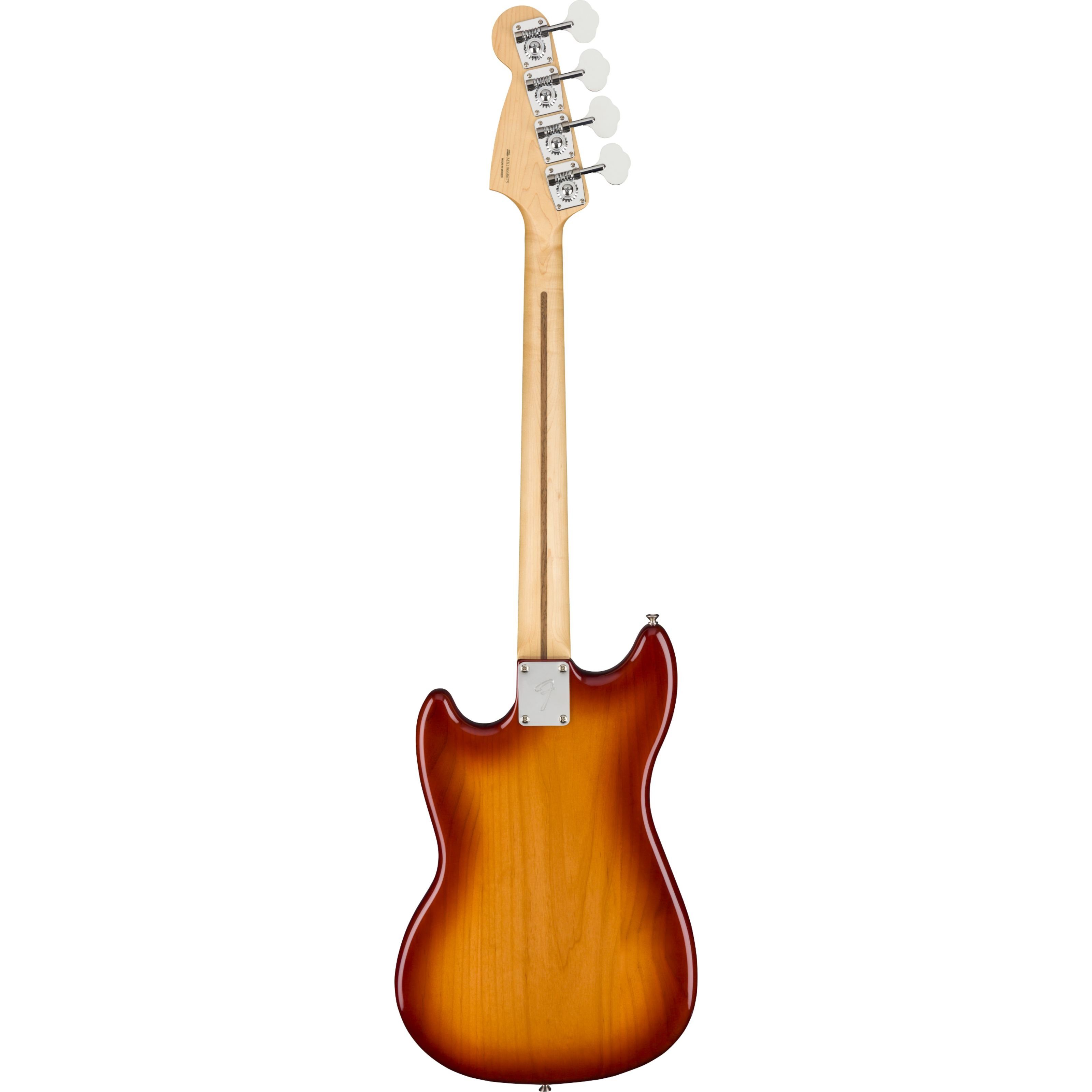 Fender Spielzeug-Musikinstrument, Player Mustang Bass Sienna - MN Sunburst PJ E-Bass