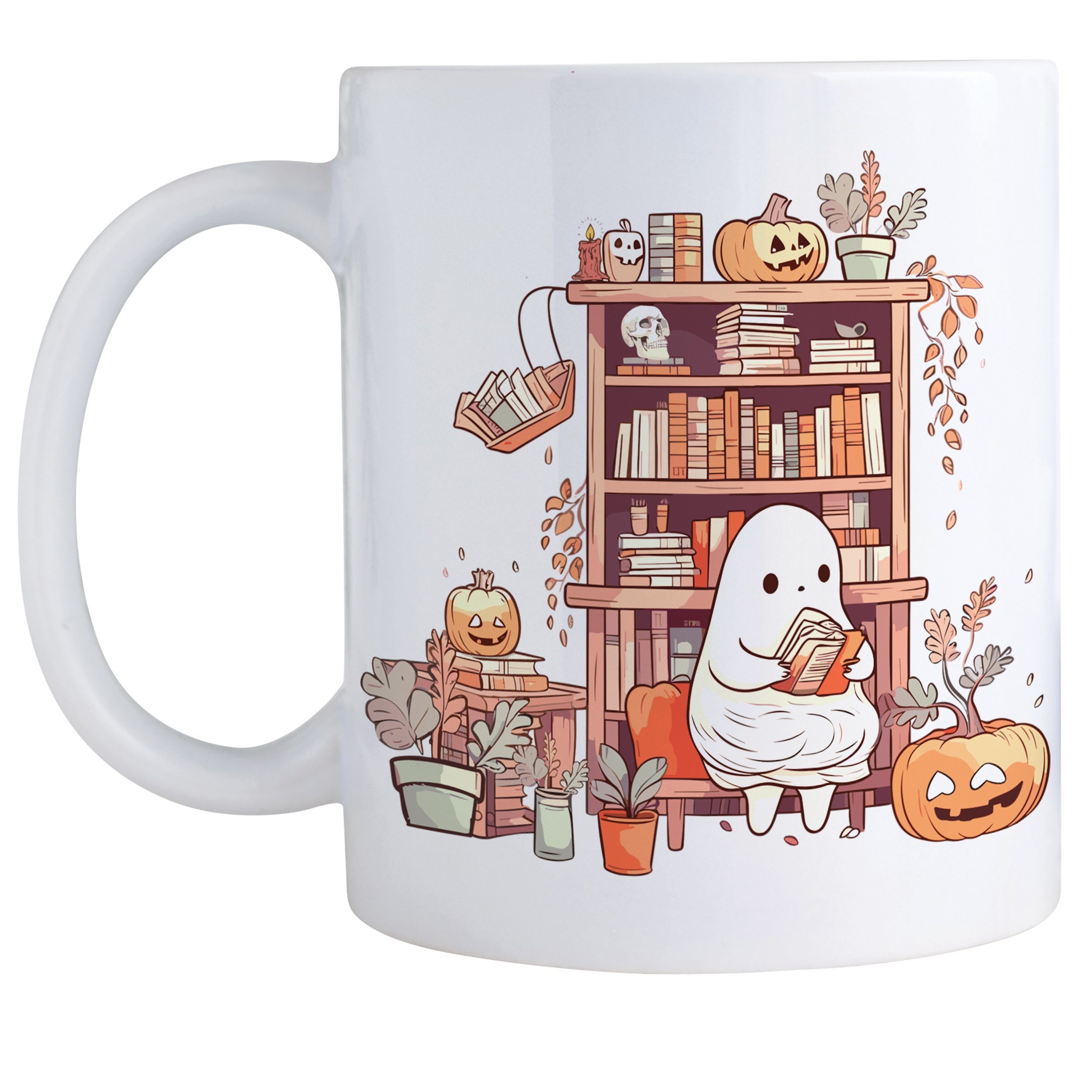 Giftandprint Tasse Pumpkin Spice deko, Kürbistasse, Geschenk, Kürbis, Weihnachten, Spüllmaschinengeeignet, Mikrowellengeeignet
