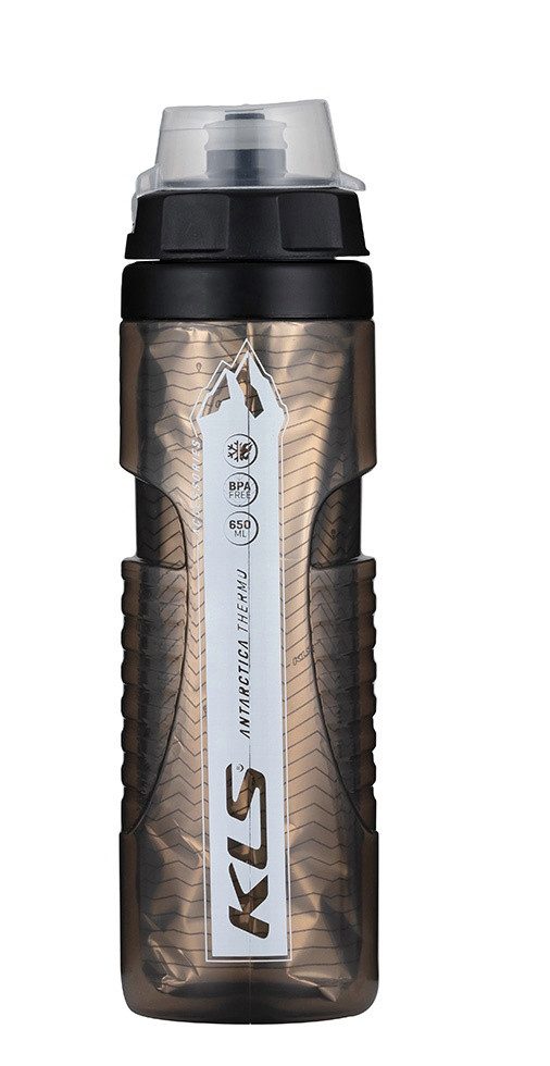 KLS Trinkflasche Trinkflasche Fahrradflasche ANTARTICA 022 Charcoal Black