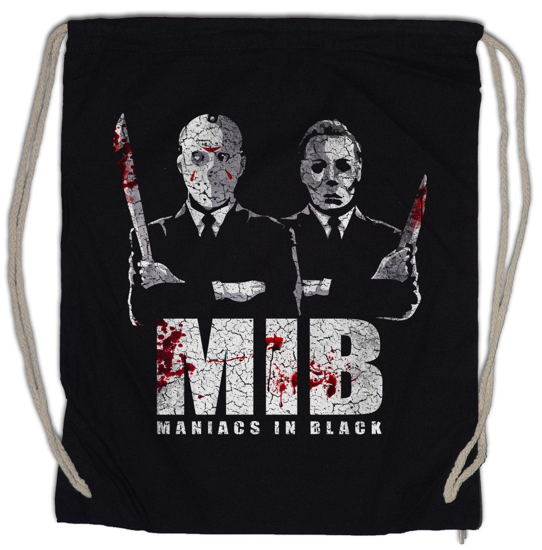 Turnbeutel Maniacs In Black Turnbeutel Men Jason Halloween Horror Friday Freitag