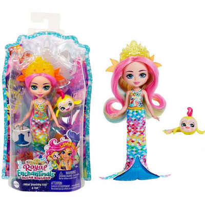 Mattel® Stehpuppe »Royal Enchantimals Radia Rainbow Fish & Flo Puppe«