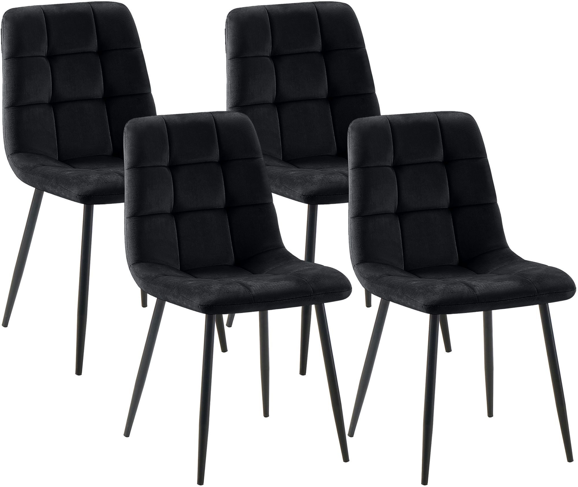 CLP Esszimmerstuhl Tilde (4er Set), mit Rückenlehne, bis 150 kg