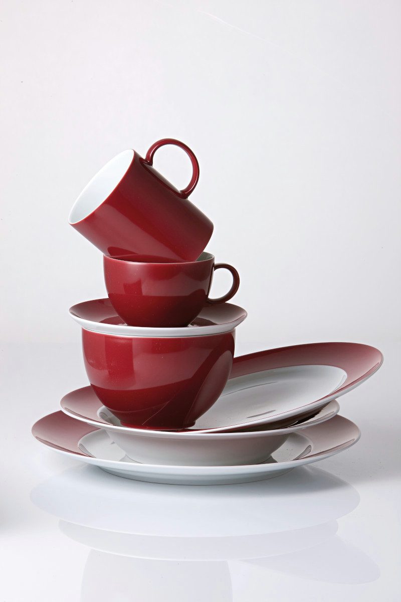 Thomas Porzellan Tasse Sunny Day Fuchsia Kaffee-Obertasse 0,2 l, Porzellan, Tassen