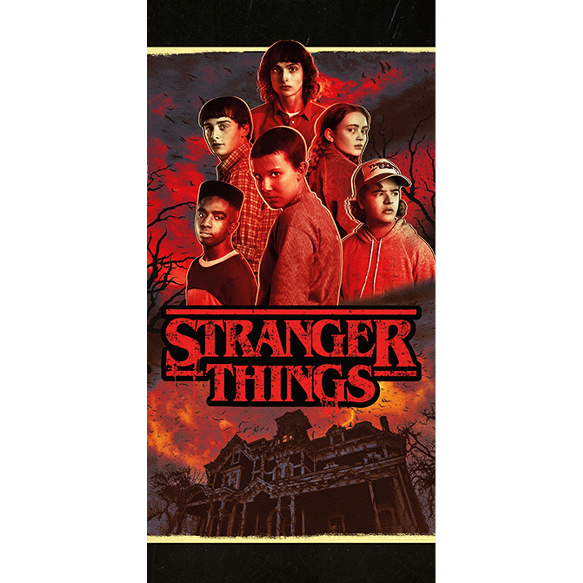 BERONAGE Strandtücher Stranger Things Badetuch Haus günstig online kaufen