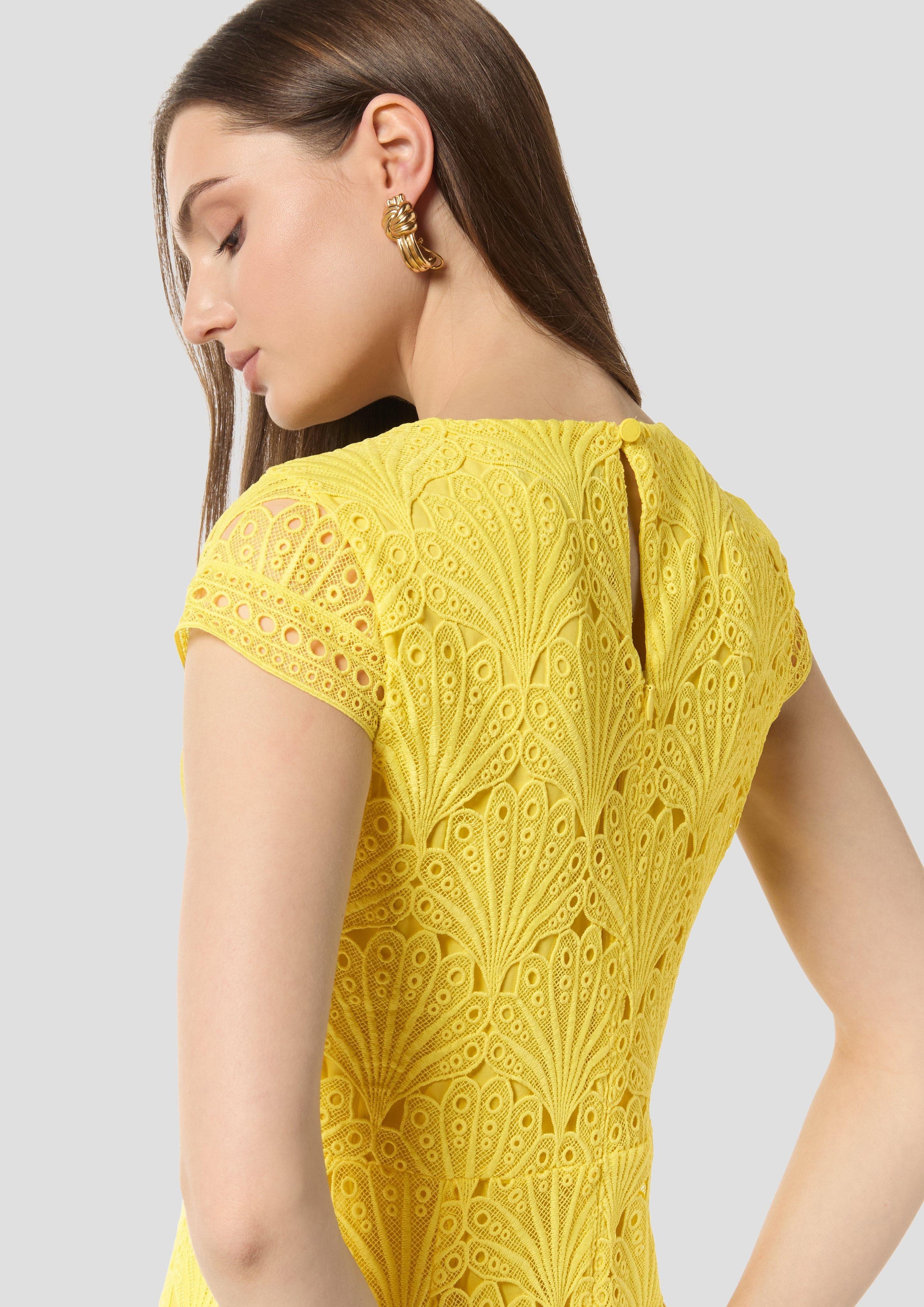 Comma Minikleid Kleid aus Spitze mit günstig online kaufen