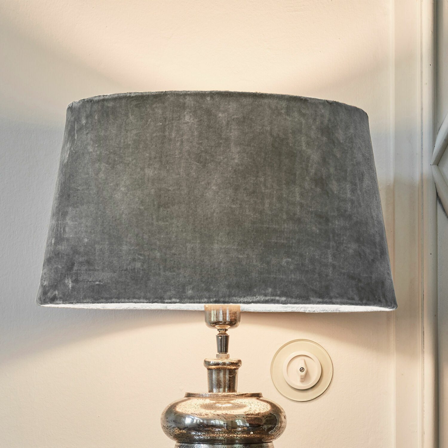 Mirabeau Lampenschirm Lampenschirm Boffas grau