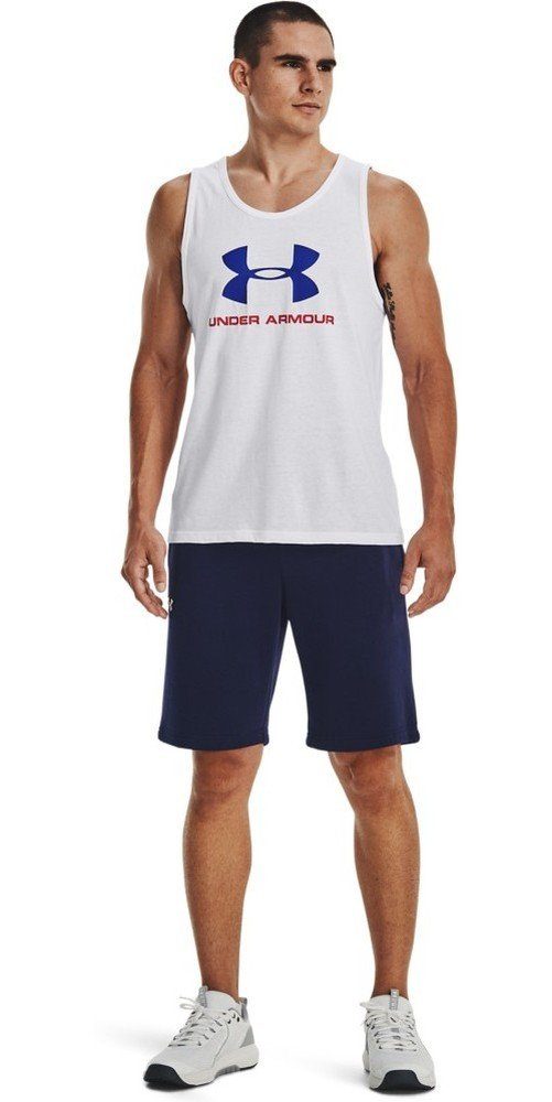 Under Armour® mit Tanktop Sportstyle Sonar T-Shirt Blue 468 Logo UA