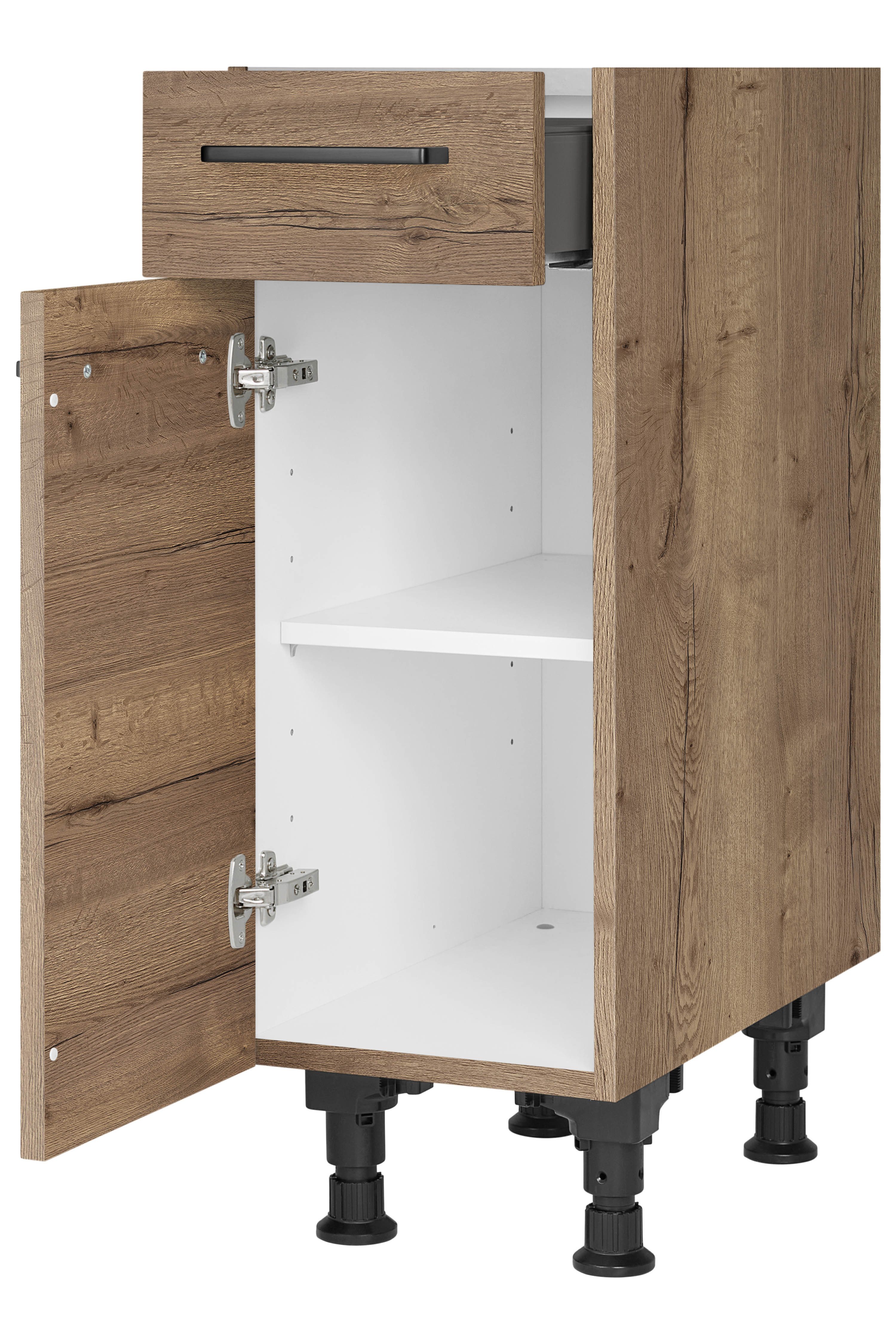nobilia Unterschrank ""Structura", Ausrichtung wählbar, vormont., in den Br günstig online kaufen