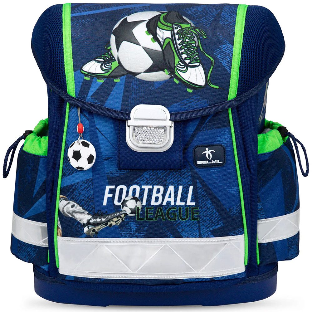 Belmil Schulranzen Set Classy 10-teilig 2026 Jungen Fussball Final Goal