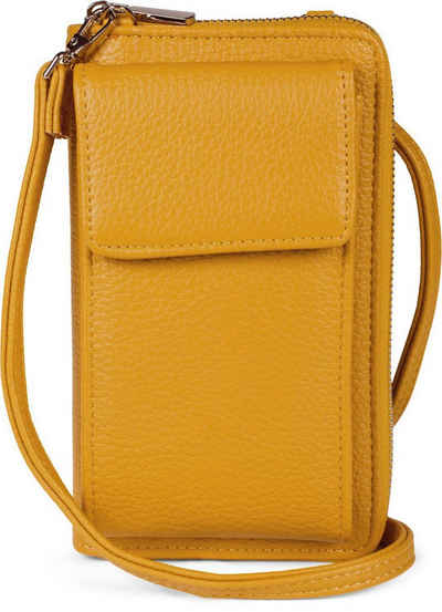 styleBREAKER Mini Bag (1-tlg), Geldbörse mit Handyfach - Umhängetasche RFID Schutz