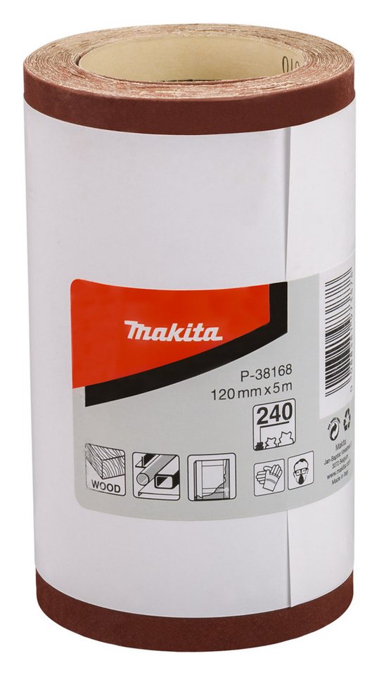 Thumbnail - Makita Werkzeug GmbH Schleifpapier Makita Schleifpapier-Rolle 120 mm x 5 m Körnung 240 P-38168