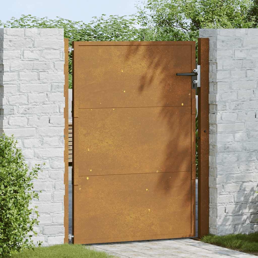 vidaXL Gartentor Gartentor 105x155 cm Cortenstahl günstig online kaufen